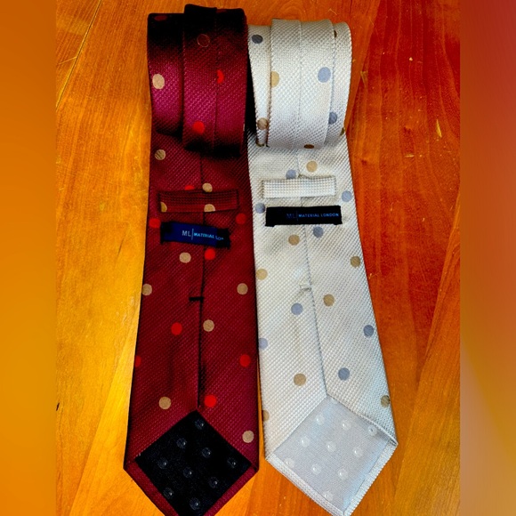 Material London Tie Men’s 100% Silk - EUC - Picture 2 of 4